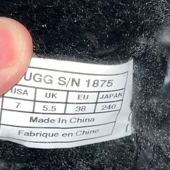 UGG Mongolian Fur Mid-Calf Boots Size 7 - Picture 6 of 7